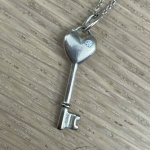 Tiffany Key with Diamond Necklace